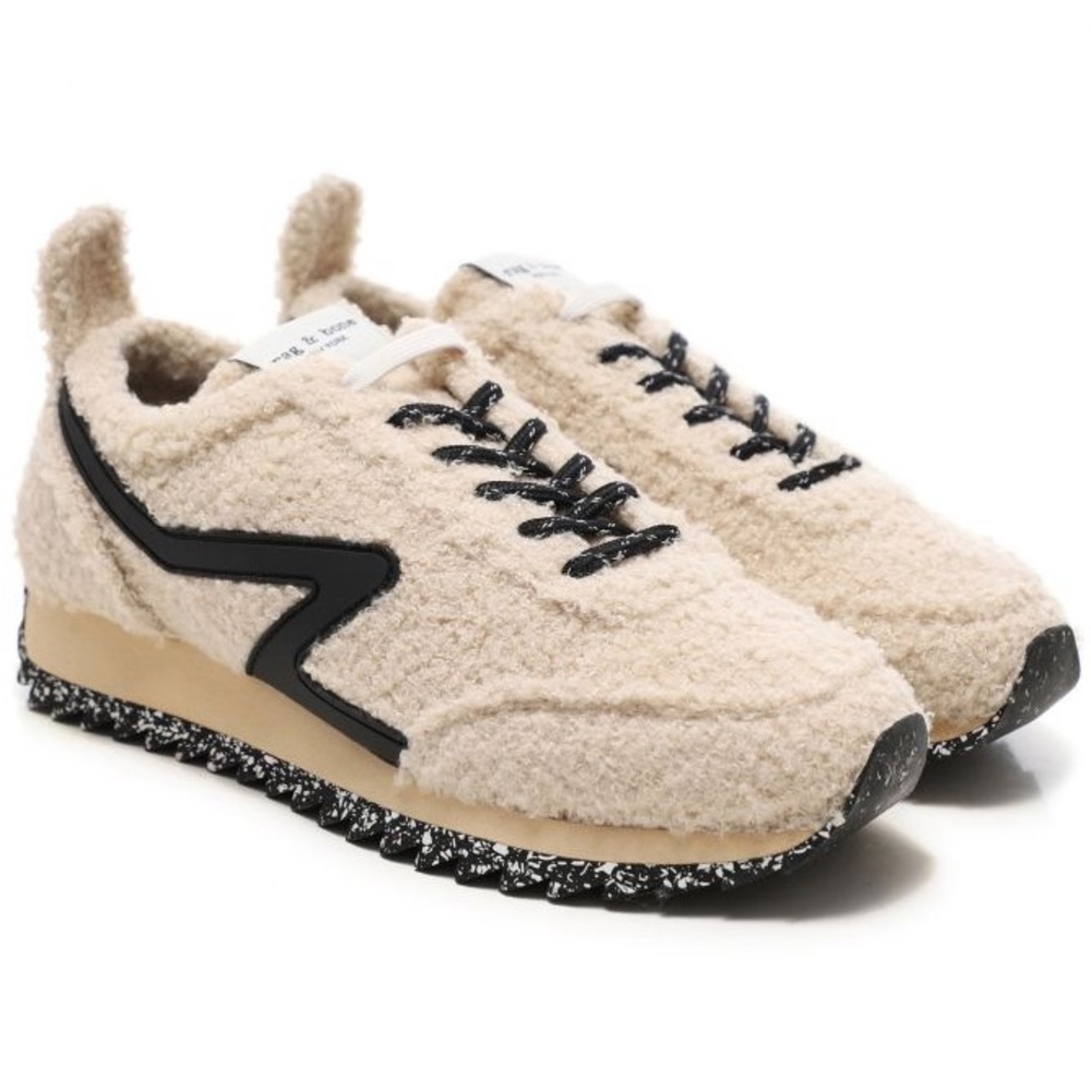 Rag & Bone Retro Runner Faux Fur Sneaker